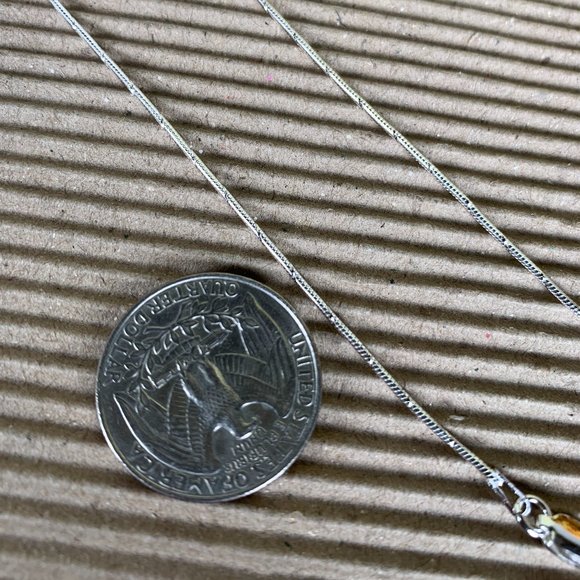 NEW 18" Real Solid Silver (not plated) Diamond Cut Snake Chain - Picture 5 of 7